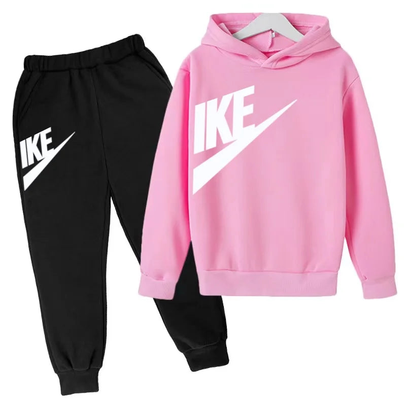 Kinder Freizeitanzug mit Hoodie & Hose – Sportliches 2-teiliges Set für Jungen & Mädchen