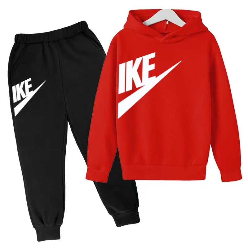 Kinder Freizeitanzug mit Hoodie & Hose – Sportliches 2-teiliges Set für Jungen & Mädchen