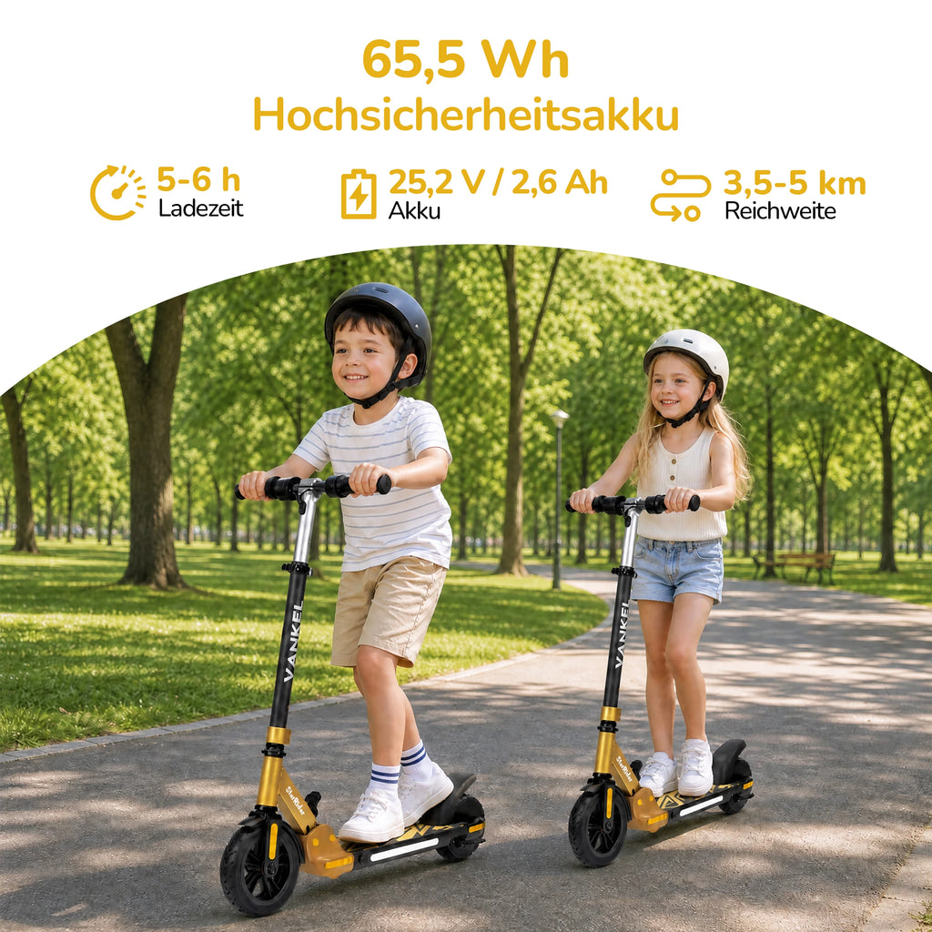 Kinder Elektro-Scooter ab 6 Jahren – 150W, bis 14 km/h, klappbar & mit LED