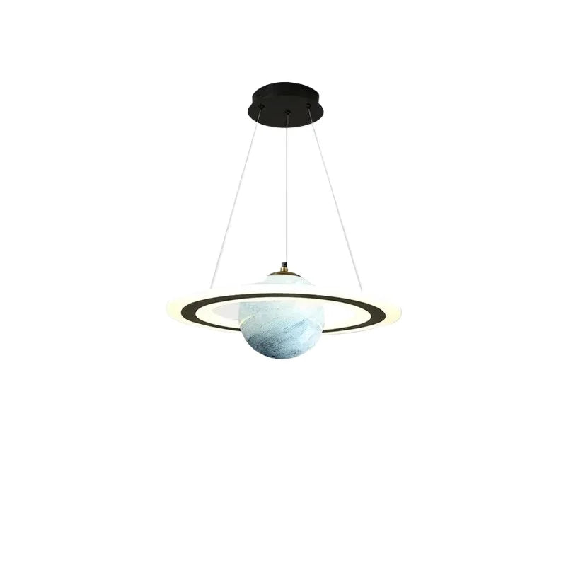 Planet LED Pendelleuchte – Moderne Kinderzimmer-Lampe im Weltraum-Design